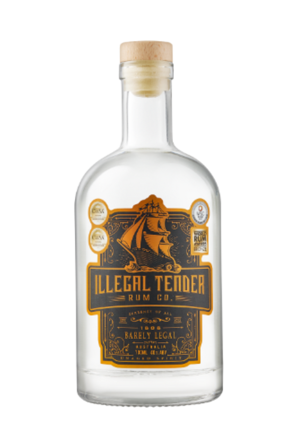 1808 Barely Legal White Rum - Alcohol Delivery – Illegal Tender Rum Co.